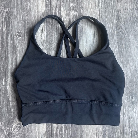lululemon athletica Other - Lululemon Sports Bra SZ 2 Lululemon Energy Medium Support Black Bra